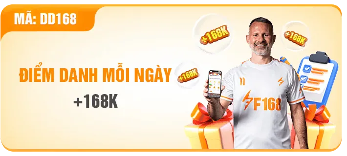 Điểm danh nhận 168k