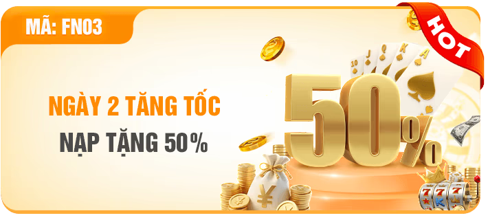 Nạp tặng 50% 2 ngày liên tiếp